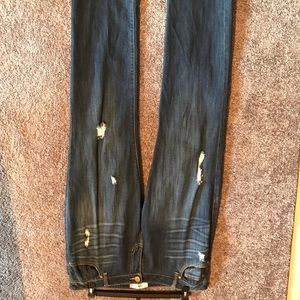 Cabi slim boyfriend low rise jeans